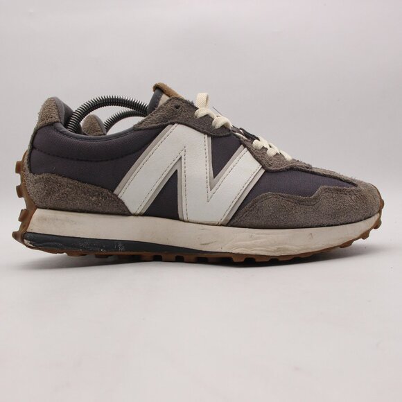New Balance 327 Women's Size 10 B Magnet White Gray Walking Running Shoes - Picture 1 of 9